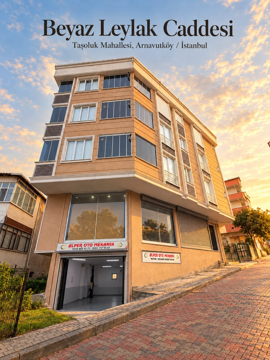 Beyaz Leylak Caddesi — köşe görünümü